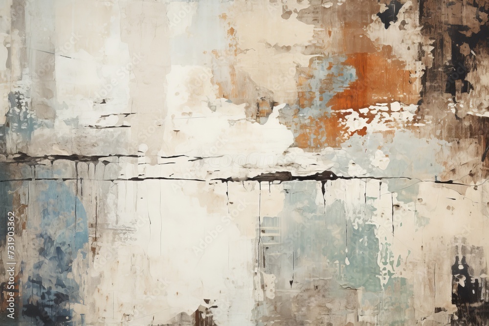 Gritty grunge distressed texture on pristine white background with vector illustration Gritty grunge distressed texture on pristine white background with vector illustration