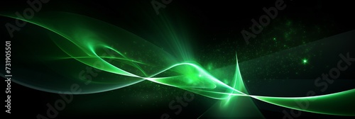 Organic green lines abstract background wallpaper illustration for design and decoration