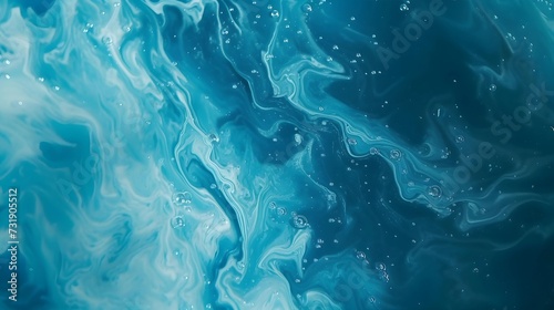 A mesmerizing abstract texture of swirling blue tones, simulating the fluidity and dynamic movement of water. © doraclub