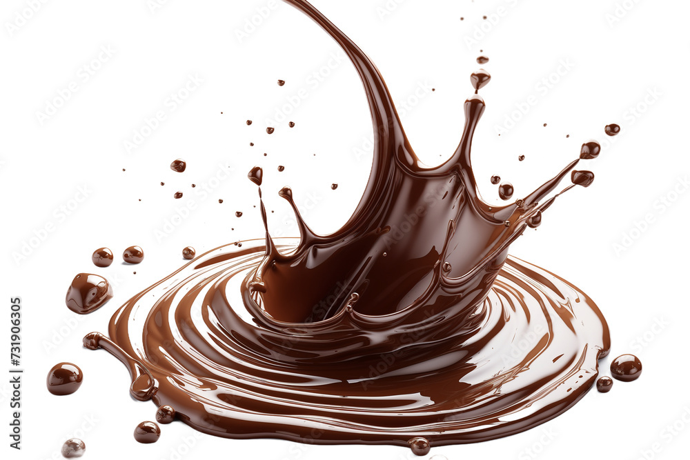 chocolate spread waves with splashes PNG file chocolate spread waves with splashes PNG file