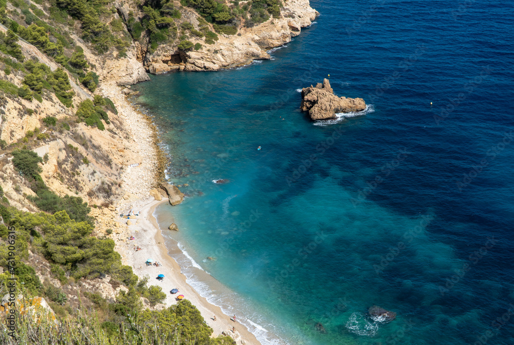 Playa de Ambolo on Spain's Costa Blanca Playa de Ambolo on Spain's Costa Blanca
