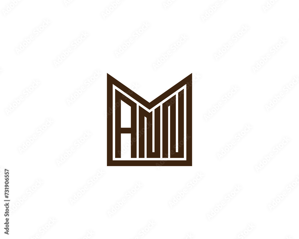 ANN Logo design vector template