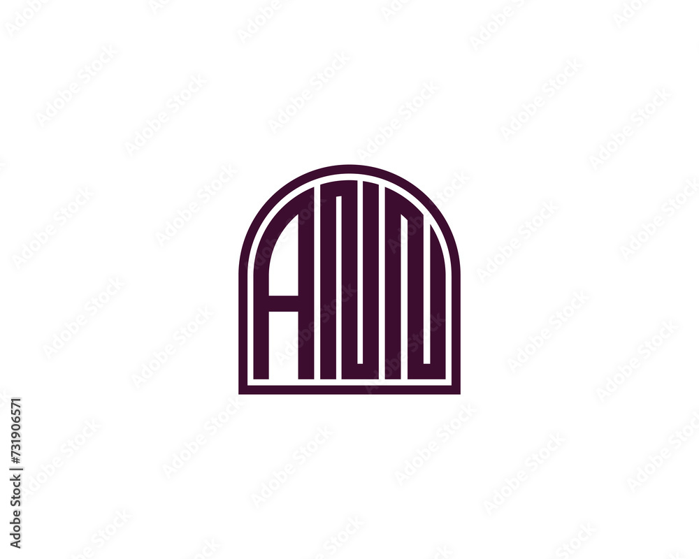 ANN Logo design vector template