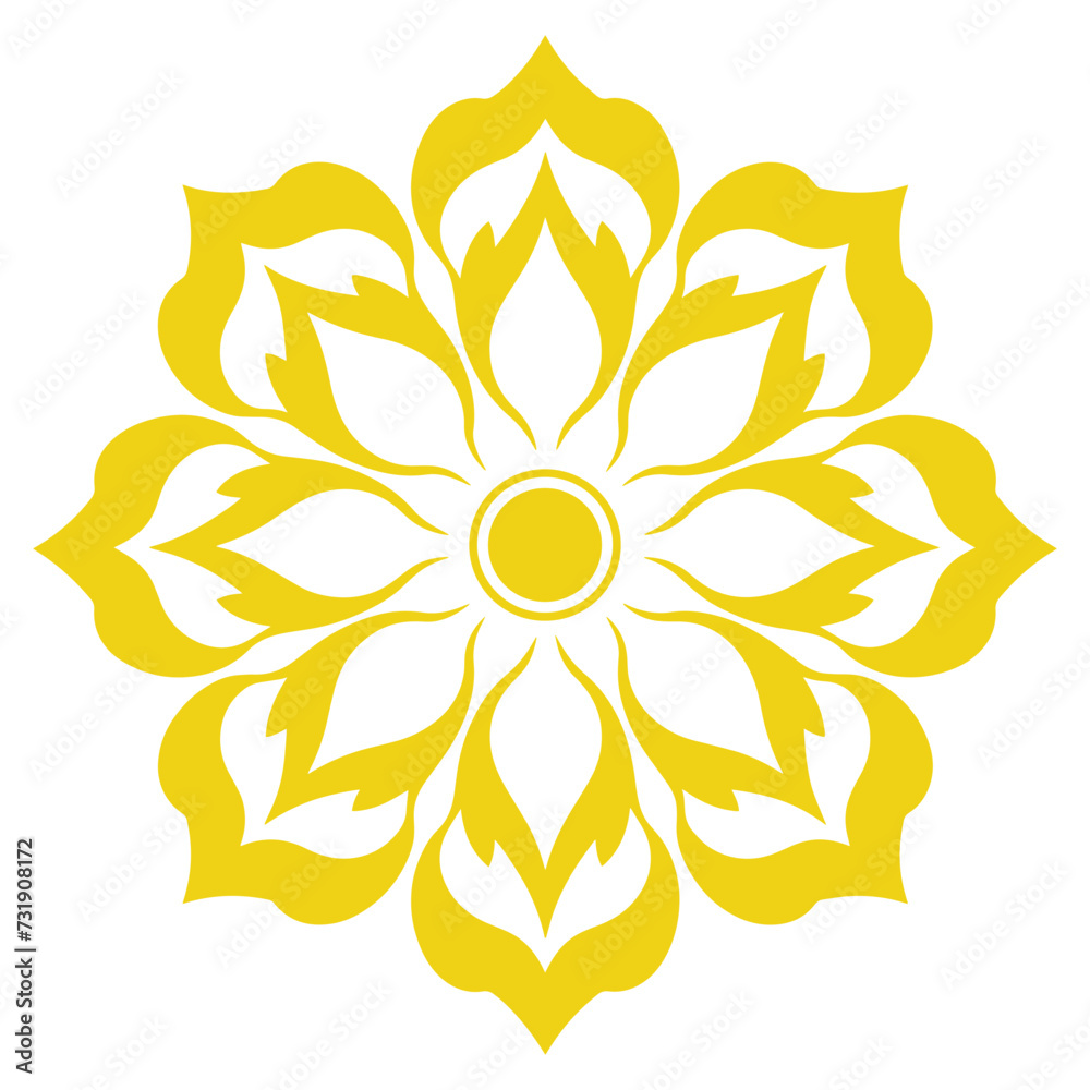 Gold Islamic Mandala Vector Gold Islamic Mandala Vector