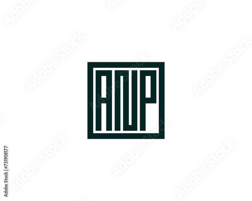 ANP logo design vector template