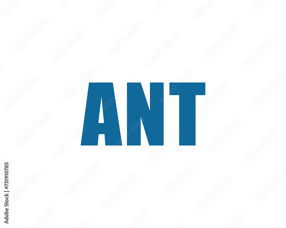 ANT Logo design vector template ANT Logo design vector template