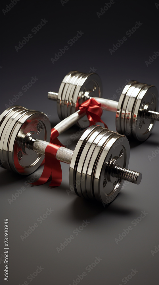 dumbbell isolated on white background dumbbell isolated on white background