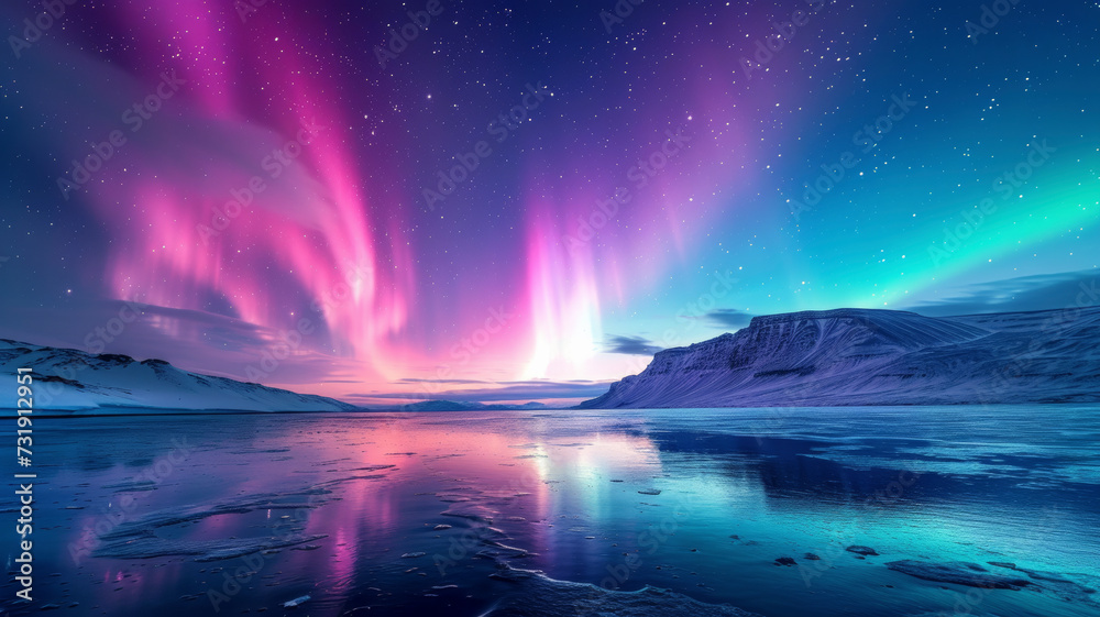 Northern Lights: Earth's polar skies become a canvas for celestial harmony as the Aurora Borealis dances in a mesmerising display of vibrant colours.