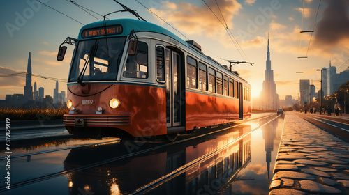 Tramway in Dubai