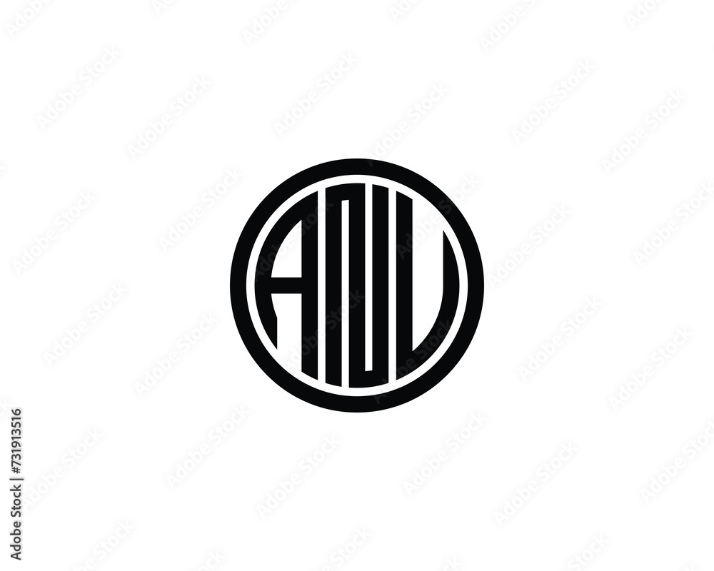 ANU logo design vector template ANU logo design vector template
