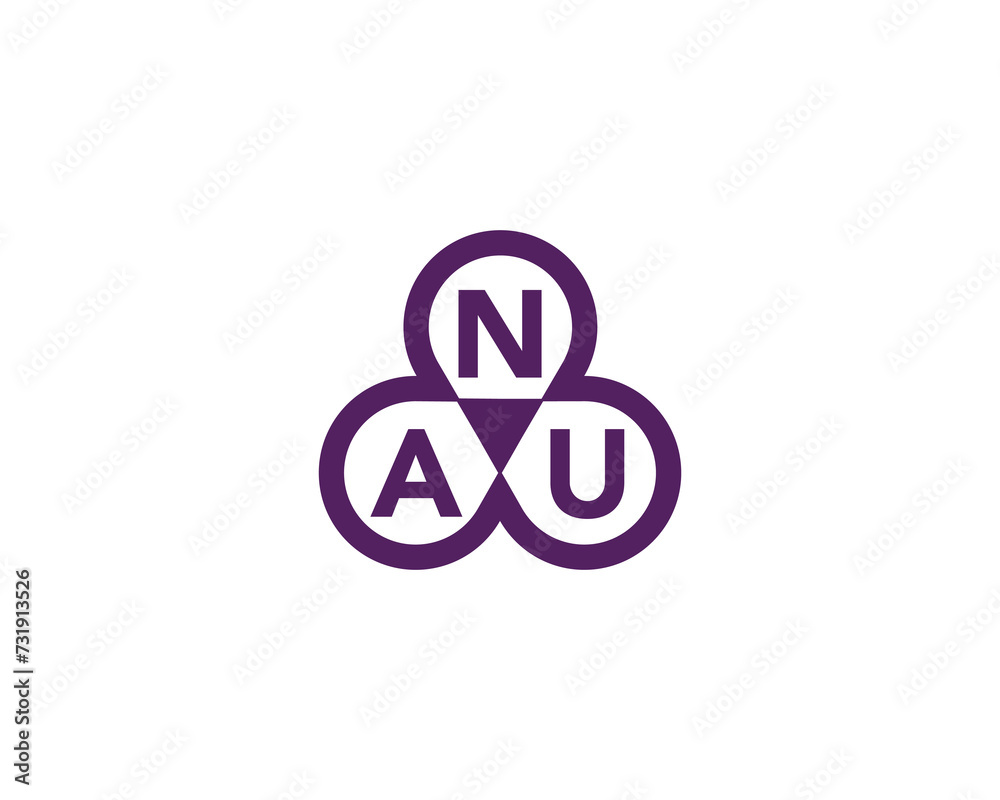 ANU logo design vector template ANU logo design vector template