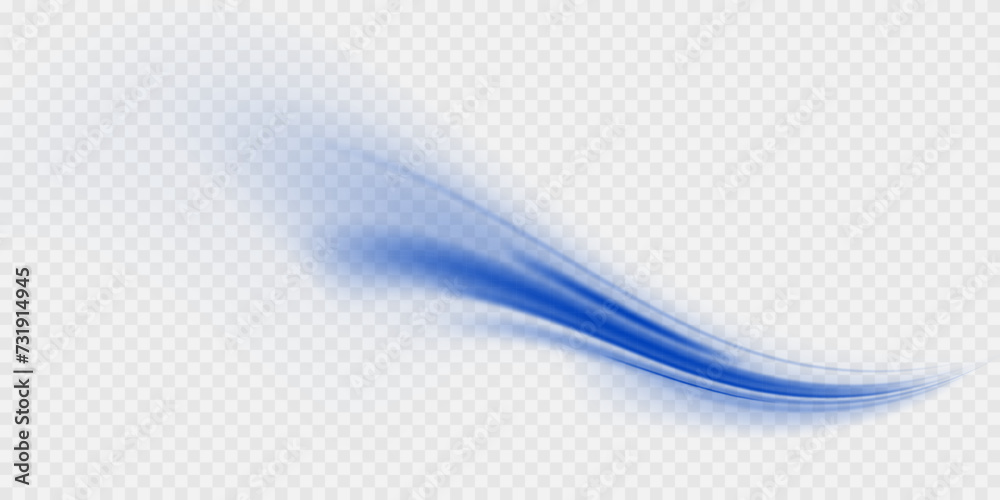 Blue stripes in the form of drill, turns and swirl. Undulate wave swirl swoosh, dynamic twisted lines. Transparent blue sparkling light line element. Blue stripes in the form of drill, turns and swirl. Undulate wave swirl swoosh, dynamic twisted lines. Transparent blue sparkling light line element.