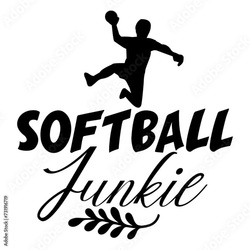 softball junkie svg