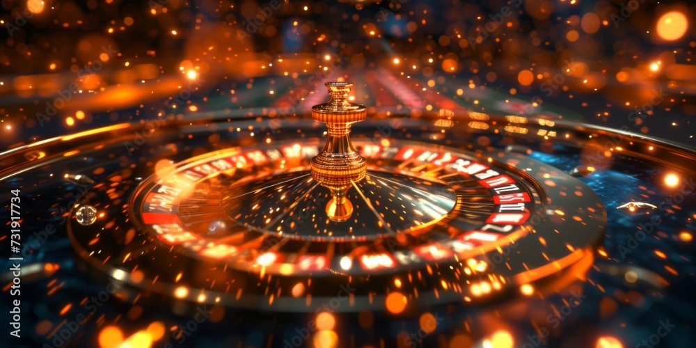 A Glamorous Image Showcasing A 3Drendered Casino Card Scene In Gold. Concept Glamorous Casino Scene, 3D Rendered, Gold Cards, High Roller Vibes