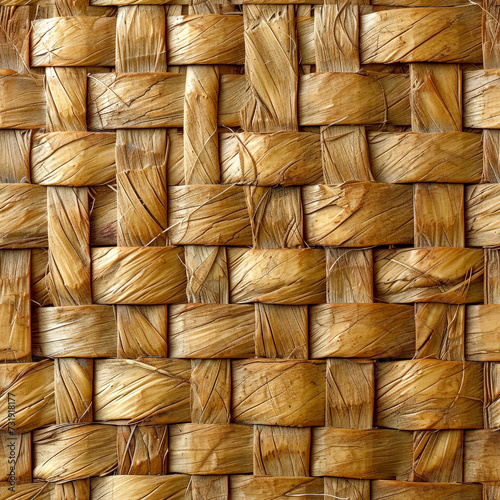 brown braided Pattern Tile for seamless backgrounds and for filling surfaces in soft colors  ai generated