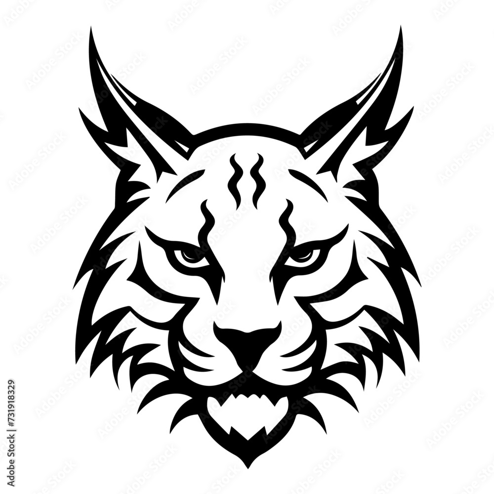 Lynx Flat Icon Isolated On White Background Lynx Flat Icon Isolated On White Background