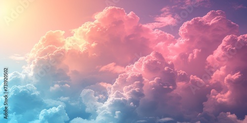 Enchanting Pastel Clouds Paint The Sky In Ethereal Hues. Concept Pastel Cloudscapes, Ethereal Skies, Enchanting Sunsets, Dreamy Landscapes, Heavenly Colors