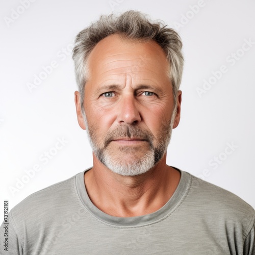 Portrait of a mature man for healthcare or skincare industry