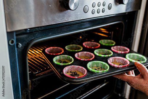 cooking in the oven