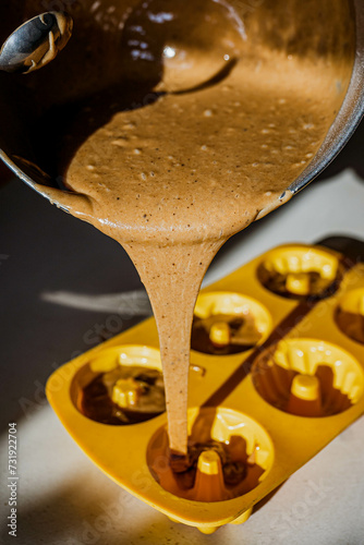 raw gingerbread dough