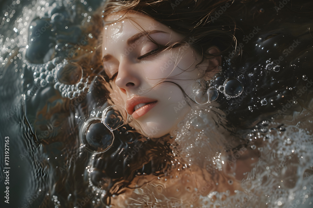 Fototapeta premium Lifestyle photography capturing empowering moments in everyday life, promoting self-expression