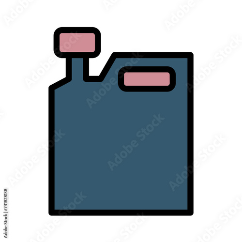 Manure Soil Dirt Filled Outline Icon