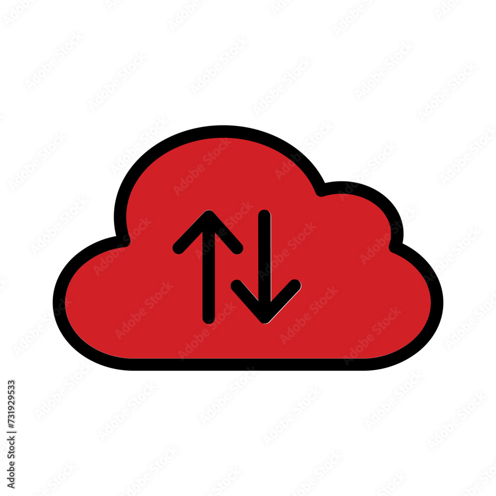 Active Activity Cloud Filled Outline Icon Active Activity Cloud Filled Outline Icon