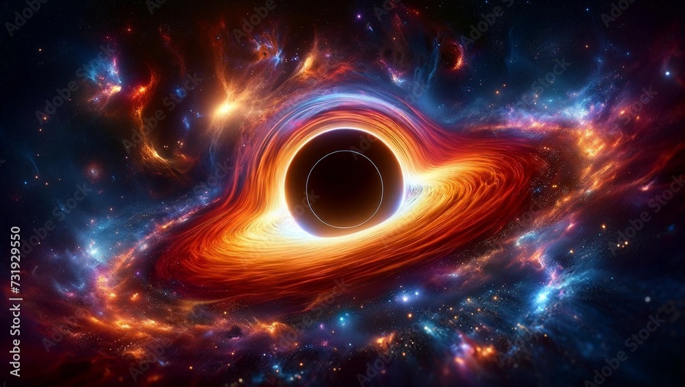 Obraz premium Black Hole Concept