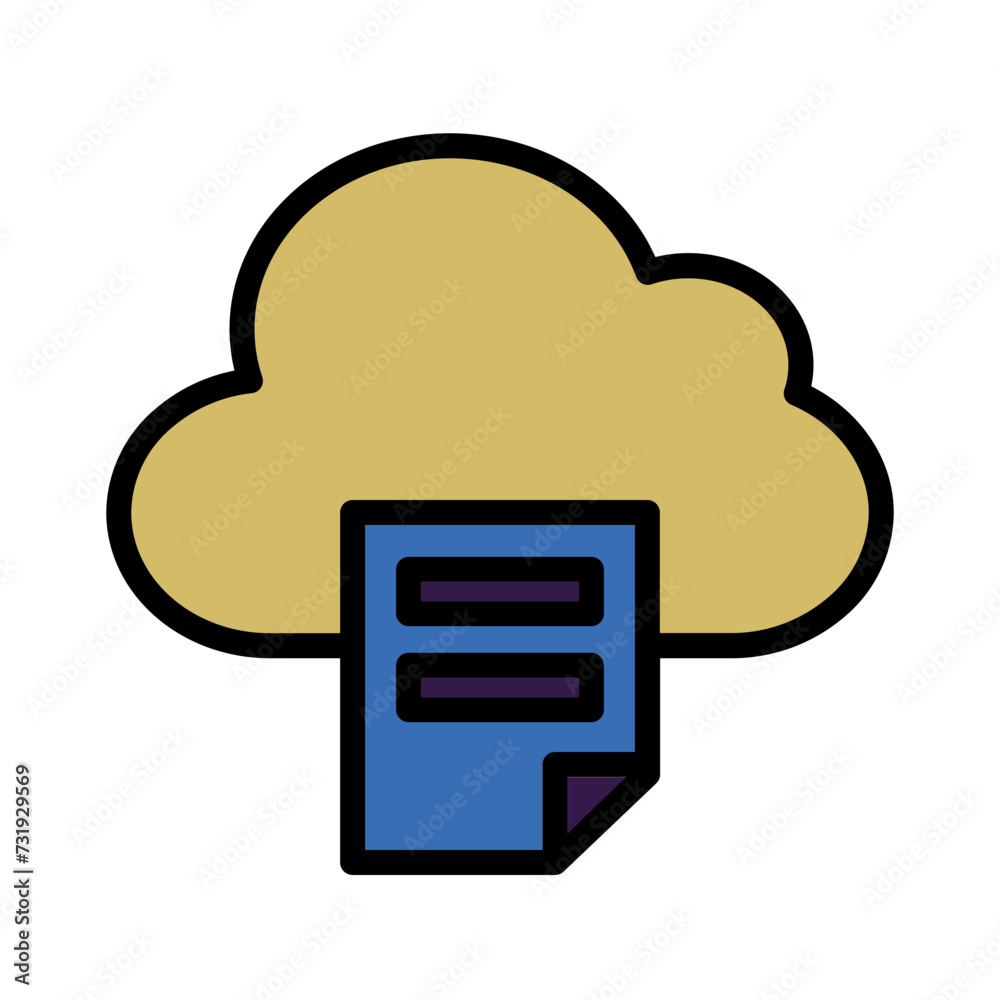 Archive Cloud File Filled Outline Icon Archive Cloud File Filled Outline Icon