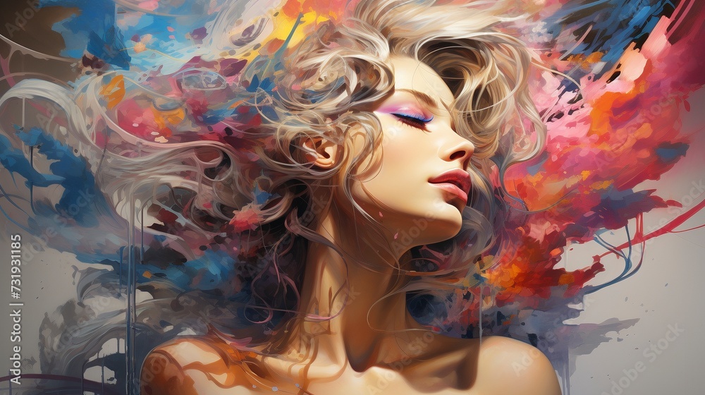 Emotive Fusion: Abstract Portraits and the Dance of Color Emotive Fusion: Abstract Portraits and the Dance of Color