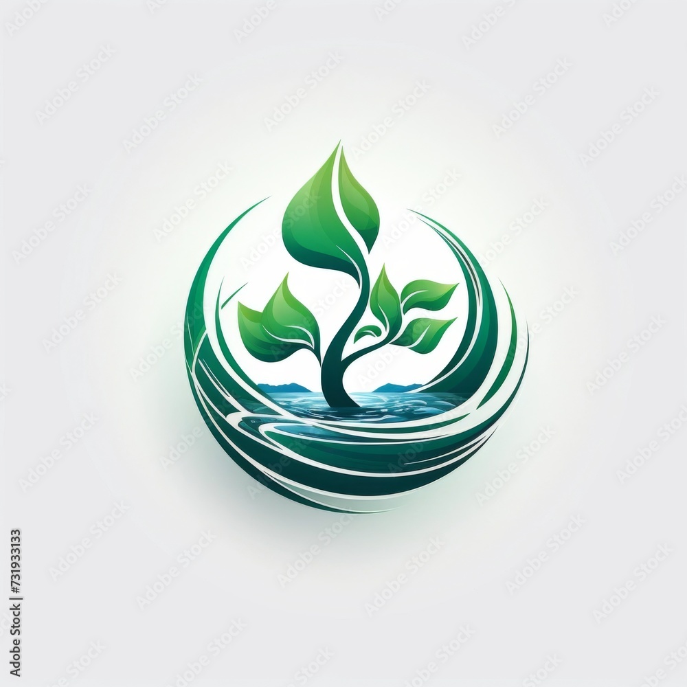 Fototapeta premium Illustration Of Environmentally Friendly And Ecology Concept, World Environment Day