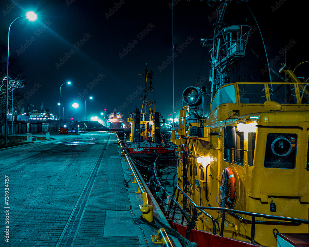 Port nocą