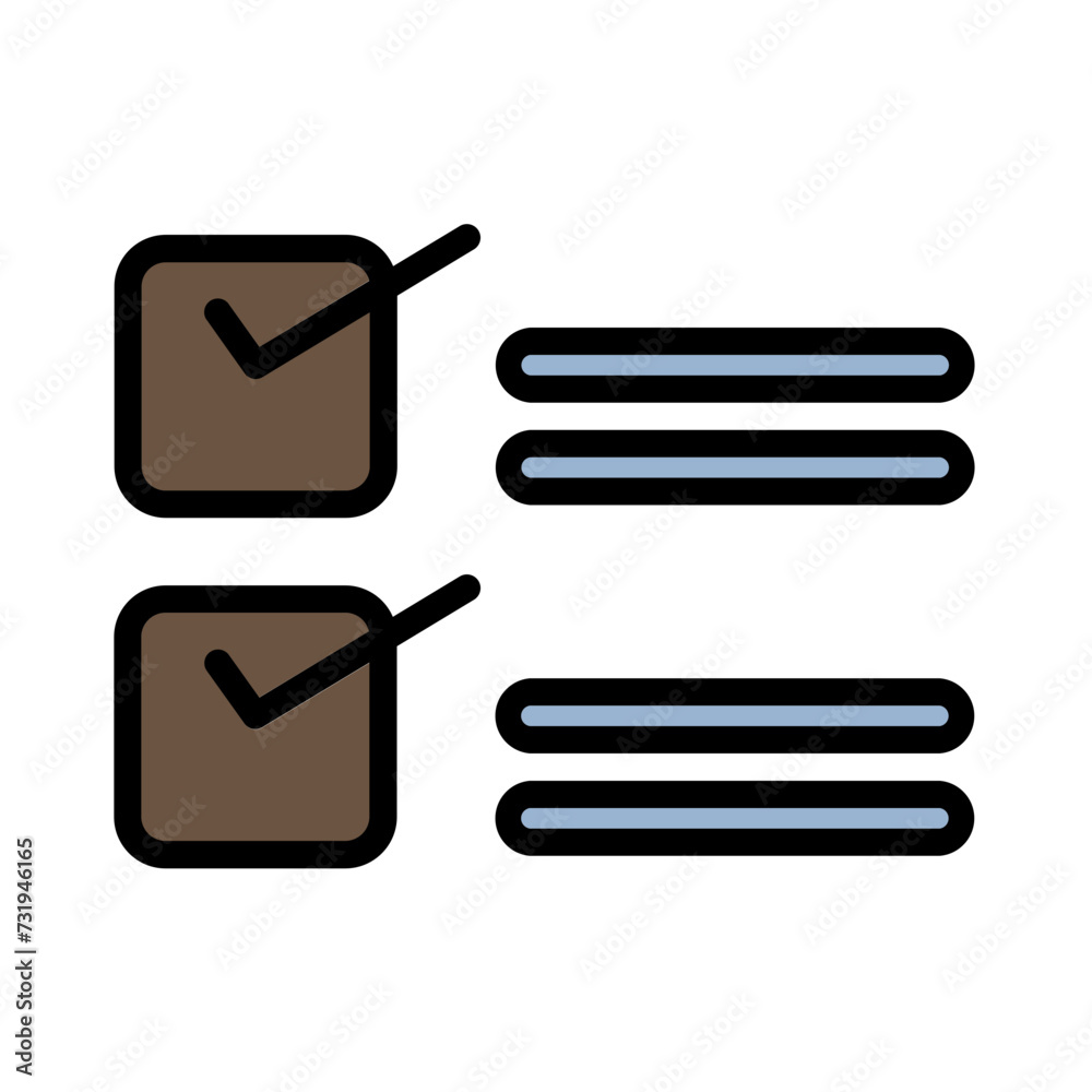 Agile Priority Reorder Filled Outline Icon Agile Priority Reorder Filled Outline Icon