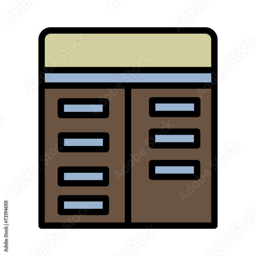 Agile Backlog Board Filled Outline Icon