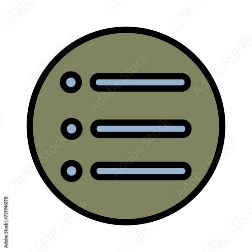 Backlogs Menu Sprint Filled Outline Icon