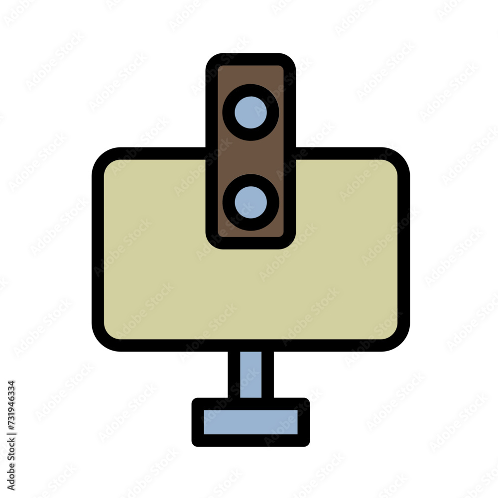 Lights Project Scrum Filled Outline Icon Lights Project Scrum Filled Outline Icon