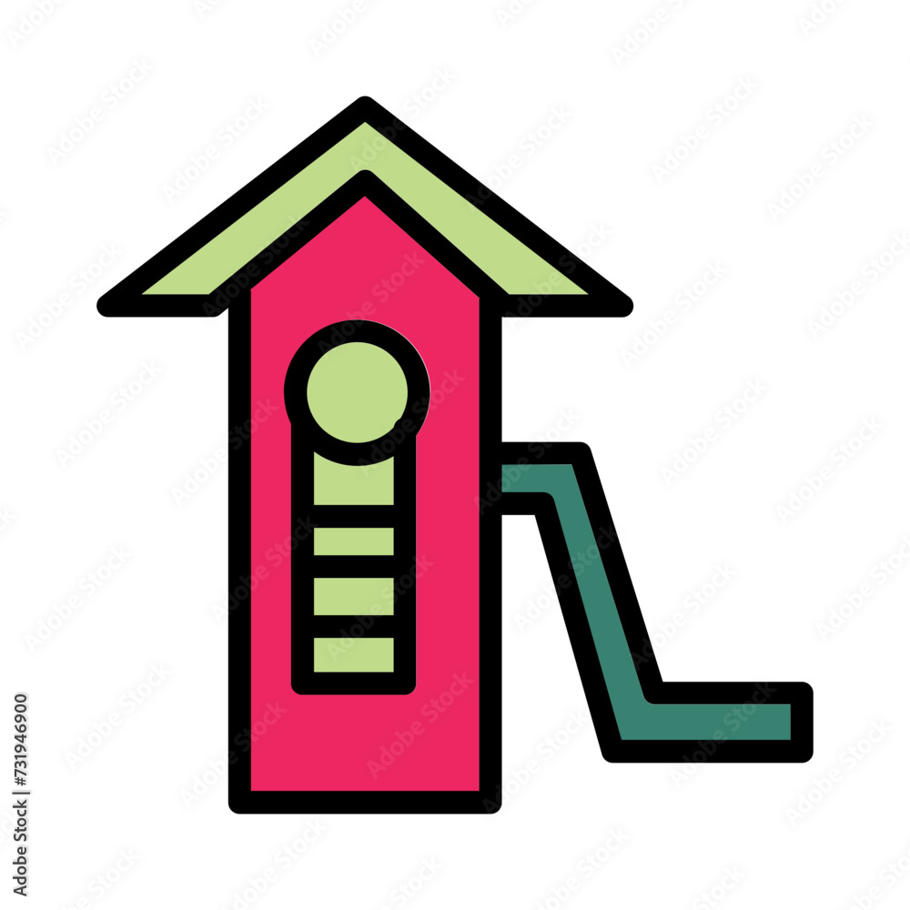 Amenity Kid Playground Filled Outline Icon Amenity Kid Playground Filled Outline Icon