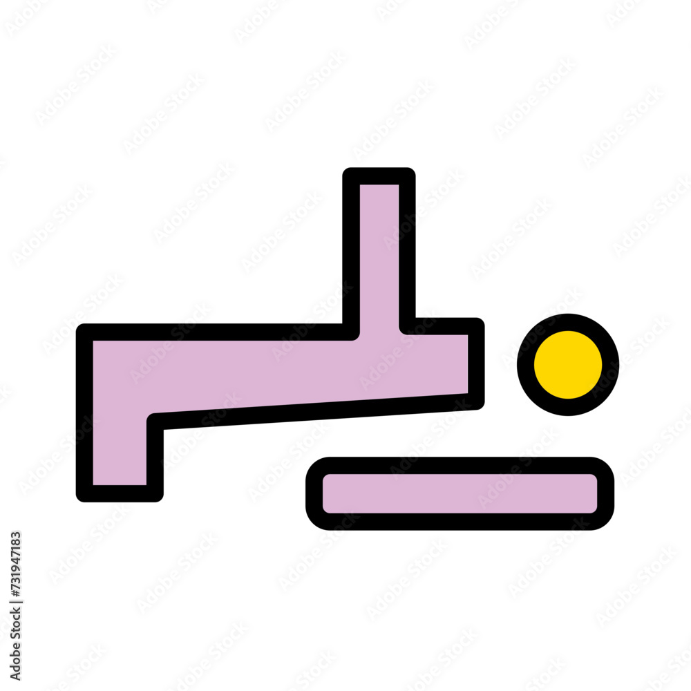 Physio Exercise Treatment Filled Outline Icon Physio Exercise Treatment Filled Outline Icon