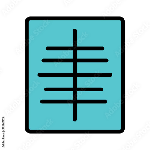Medical Checkup Roentgen Filled Outline Icon