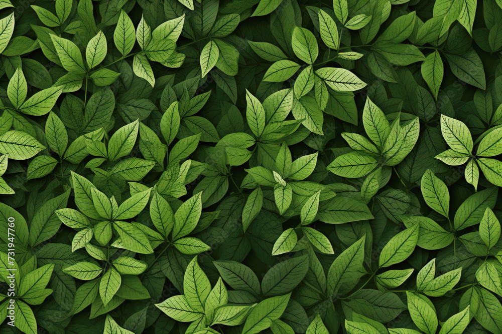 Green leaves background Green leaves background