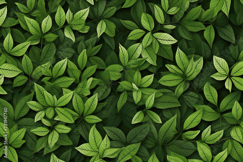 Green leaves background