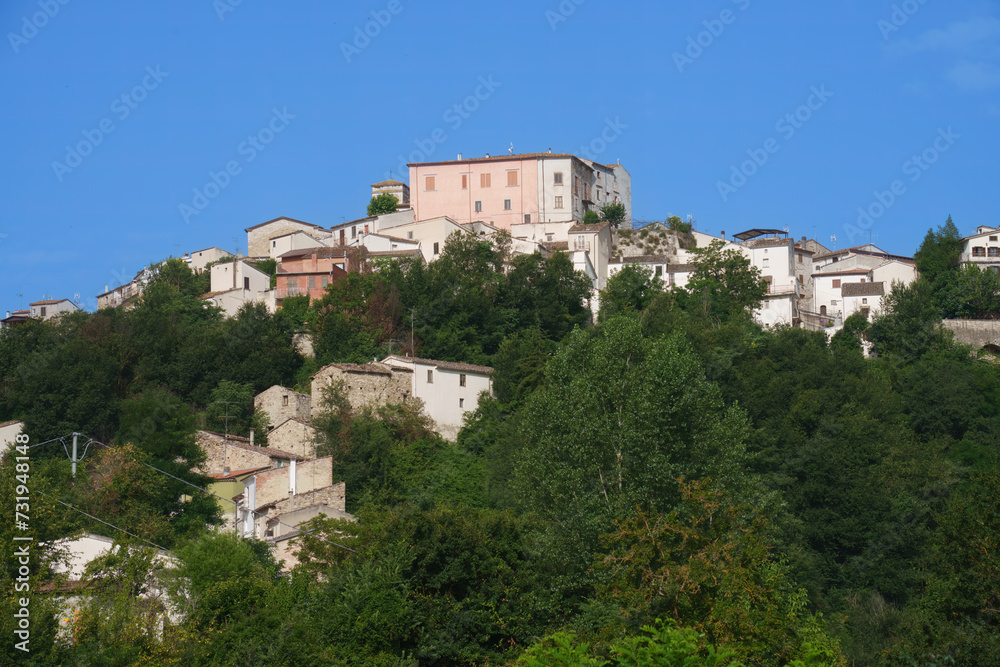 Fossalto, old village in Molise, Italy