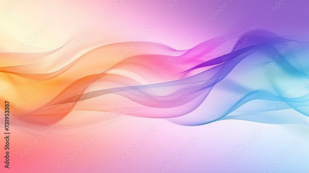 Beautiful Abstract Liquid Gradient Background, Blurred Waves of Various Colors Beautiful Abstract Liquid Gradient Background, Blurred Waves of Various Colors