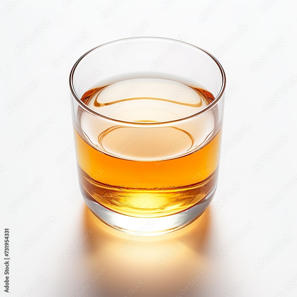 Ein Glas mit Apfelsaft Ein Glas mit Apfelsaft