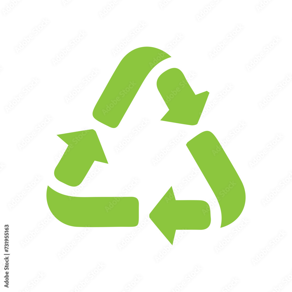 Obraz premium Recycle sign set icon