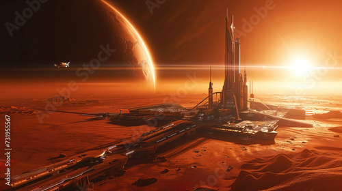 Landscape of an alien plane...