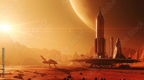 Landscape of an alien plane...