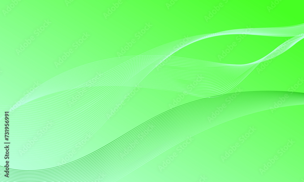 green light soft lines wave curves wih smooth gradient abstract background green light soft lines wave curves wih smooth gradient abstract background