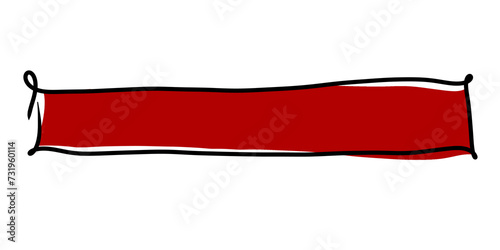text box red and black line design element, lower third red design bubble text transparent file format png