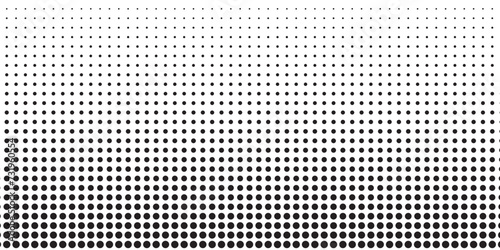 Background with monochrome dotted texture. Polka dot pattern template. Background with black dots - stock vector dots temple pattern